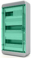 Бокс пластиковый Tekfor ЩРН-П-36 BNZ 65-36-1 (560х300х153мм) IP65 зеленая дверца картинка 